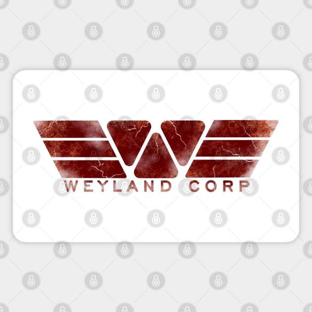 Weyland Corp Magnet by Randomart